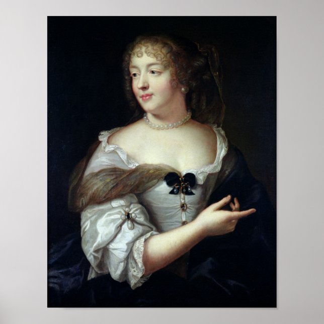 Pôster Retrato de Marie de Rabutin-Chantal (Frente)