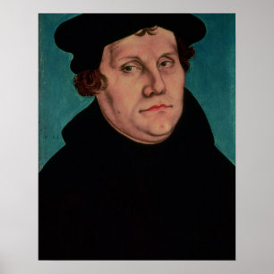 Pôster Retrato de Martin Luther, 1529