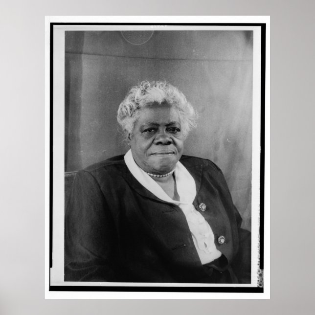 Pôster Retrato de Mary McLeod Bethune (Frente)
