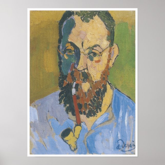 Poster Retrato de Matisse, 1905 (Frente)