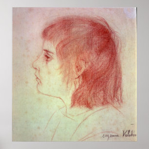 Poster Retrato de Maurice Utrillo como uma criança