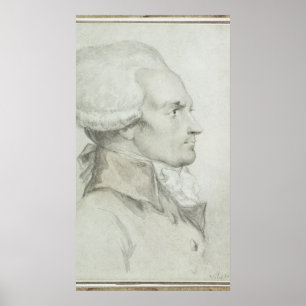 Pôster Retrato de Maximiliano de Robespierre