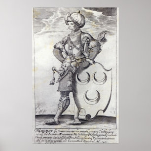 Poster Retrato de Mehmed II