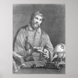 Pôster Retrato de Michel de Nostradame