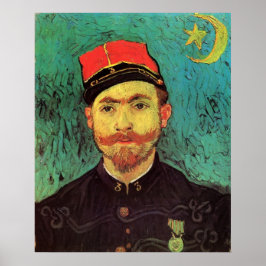 Poster Retrato de Milliet, o veículo de Vincent van Gogh