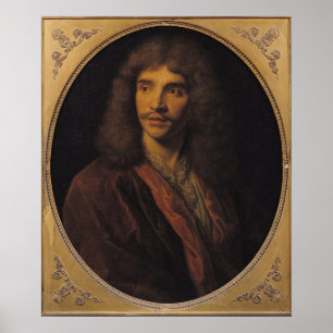 Poster Retrato de Moliere