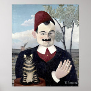 Pôster Retrato de Monsieur X, Henri Rousseau de Belas Art