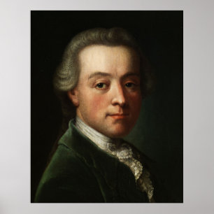 Poster Retrato de Mozart