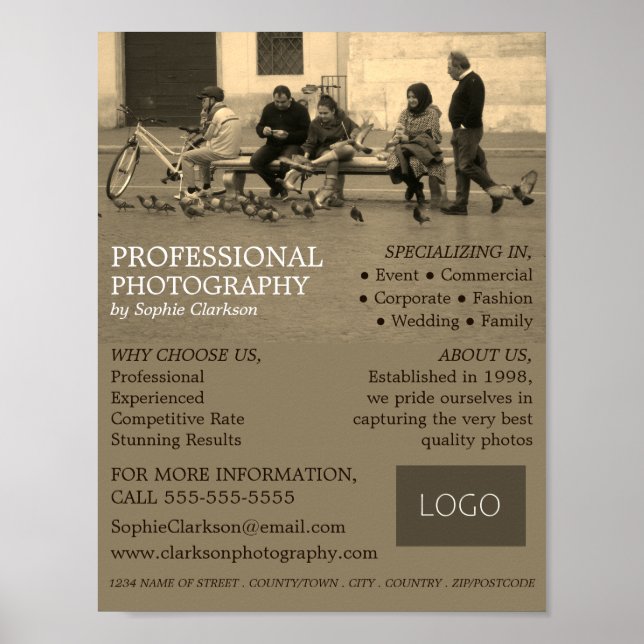 Poster Retrato de Multidões, Fotografia, Aluguer Fotográf (Frente)