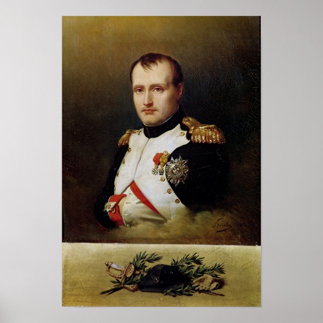 Poster Retrato de Napoleão I 1812 (Frente)
