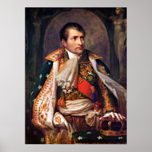 Pôster Retrato de Napoleon Bonaparte por Andrea Appiani