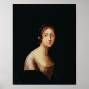 Pôster Retrato de Natalia Goncharova, 1820s