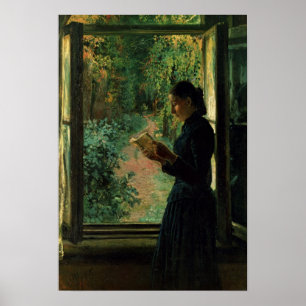Pôster Retrato de Natalia Petrunkevitsin, 1893