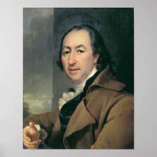 Pôster Retrato de Nikolai Ivanovich Novikov