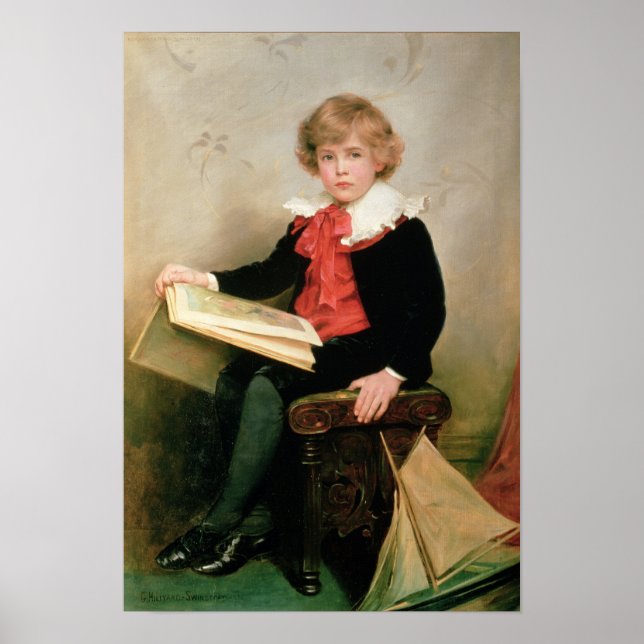 Pôster Retrato de Norman Stewart Davies (Frente)