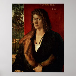 Pôster Retrato de Oswolt Krel, 1499