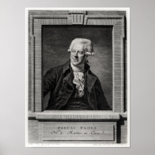 Pôster Retrato de Pascal Paoli