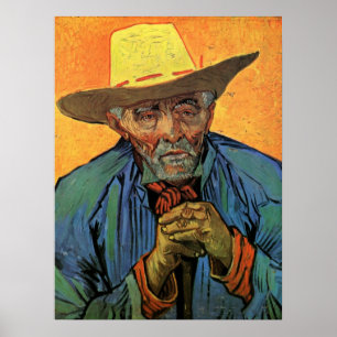 Poster Retrato de Patience Escalier por Vincent van Gogh