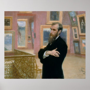 Poster Retrato de Pavel Tretyakov na galeria