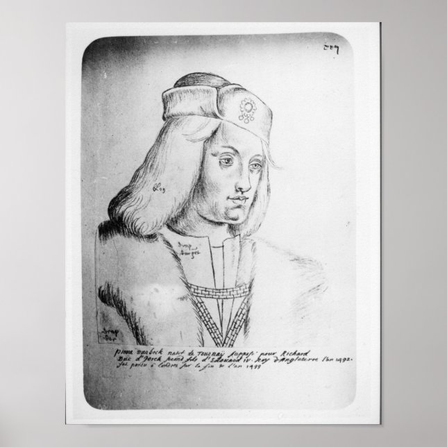 Poster Retrato de Perkin Warbeck (Frente)