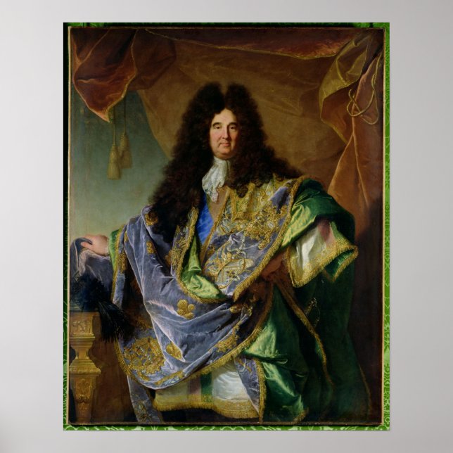 Pôster Retrato de Philippe de Courcillon Marquis (Frente)