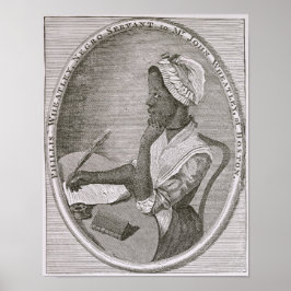 Pôster Retrato de Phillis Wheatley