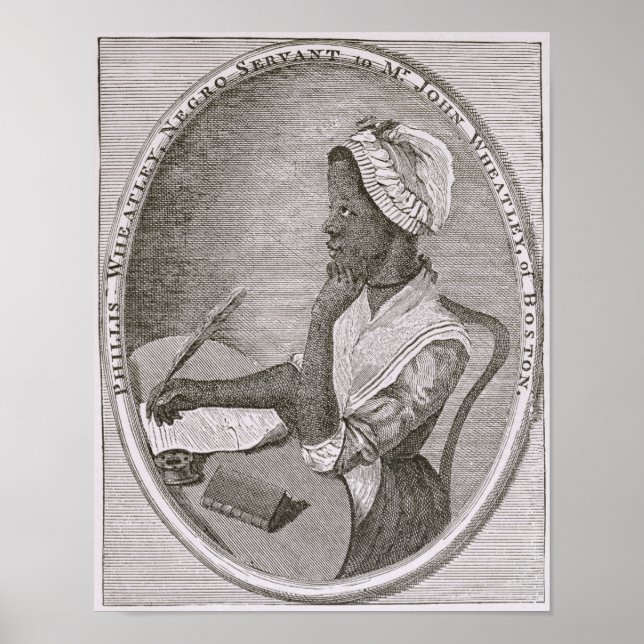 Pôster Retrato de Phillis Wheatley (Frente)