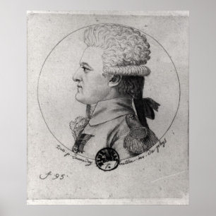 Poster Retrato de Pierre Charles de Villeneuve