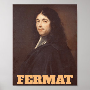 Poster Retrato de Pierre de Fermat