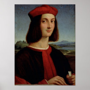 Pôster Retrato de Pietro Bembo novo, 1504-6
