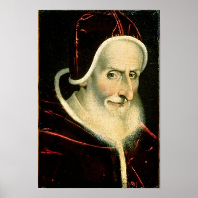 Pôster Retrato de Pope Pius V 1576-80 (Frente)