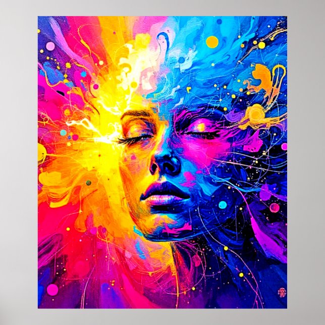 Poster Retrato de Radiação Emocional (Frente)