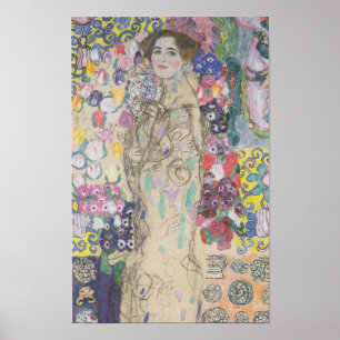 Poster Retrato de Ria Munk III - Gustav Klimt (1917-18)