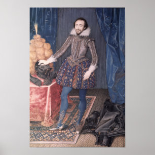 Pôster Retrato de Richard Sackville, ó conde de