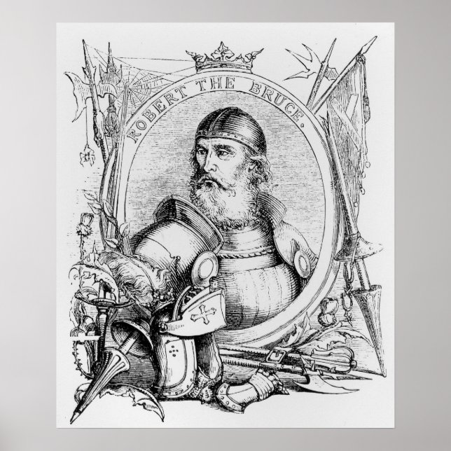 Poster Retrato de Robert o Bruce (Frente)