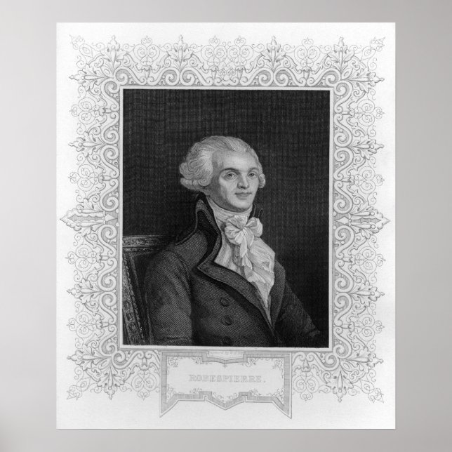 Pôster Retrato de Robespierre (Frente)