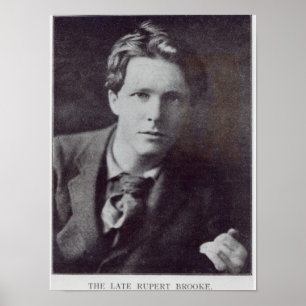 Pôster Retrato de Rupert Brooke