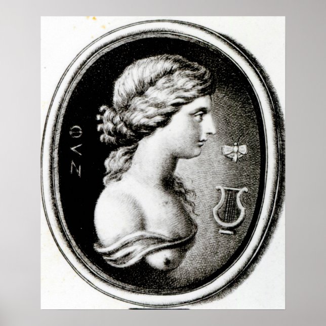 Pôster Retrato de Sappho (Frente)