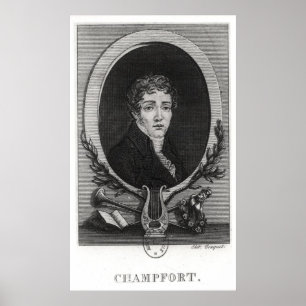 Pôster Retrato de Sebastian-Roch Nicolas