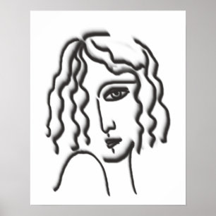 Poster Retrato de senhora