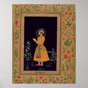Pôster Retrato de Shah Jahan (1592-1666) Mughal, c.1632