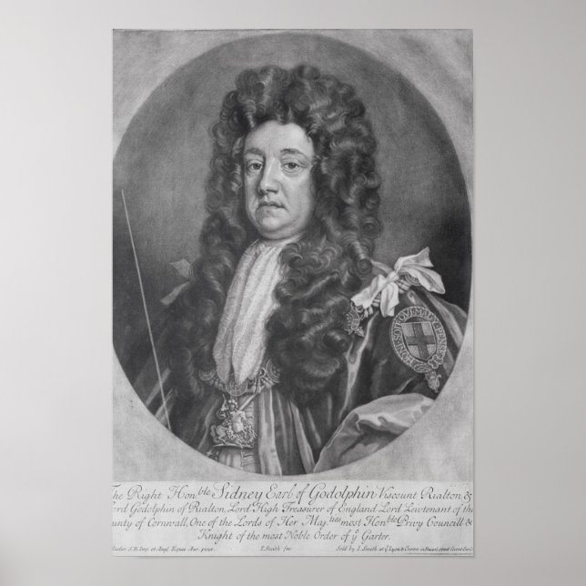 Pôster Retrato de Sidney Godolphin (Frente)