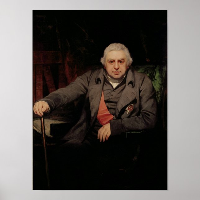 Pôster Retrato de Sir Joseph Banks, 1810 (Frente)