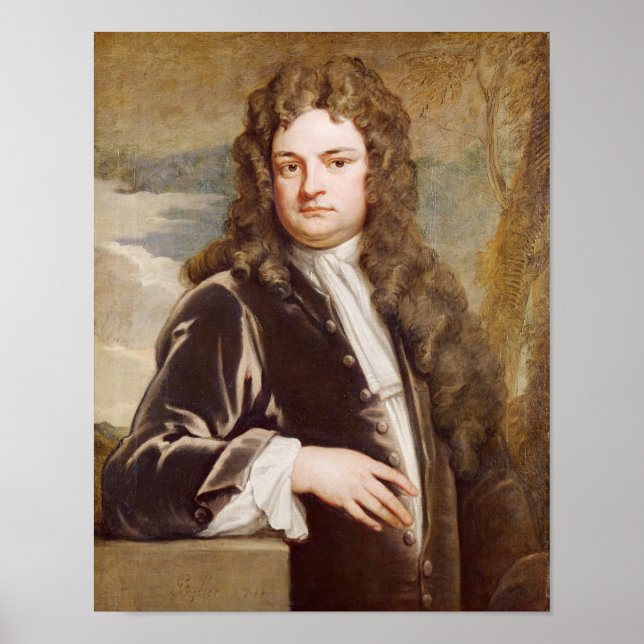 Pôster Retrato de Sir Richard Steele 1711 (Frente)