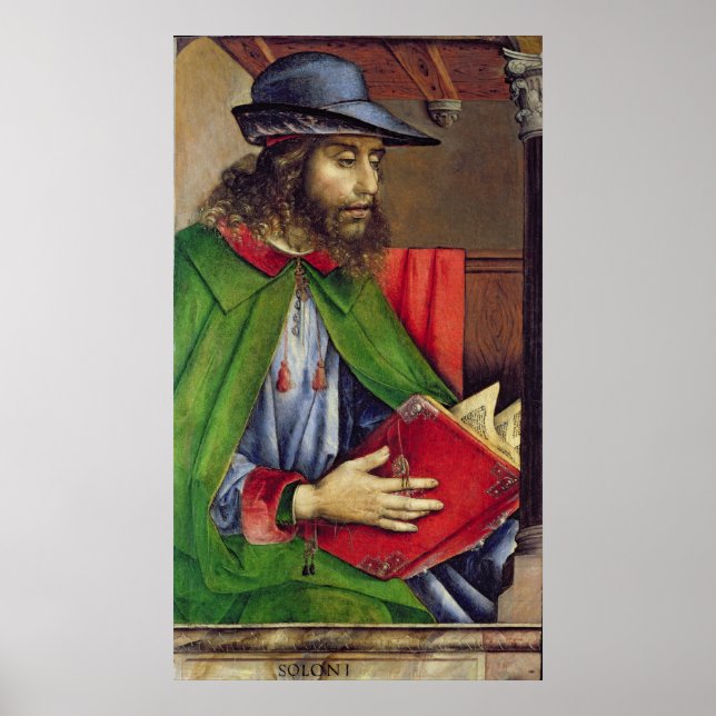 Poster Retrato de Solon c.1475 (Frente)