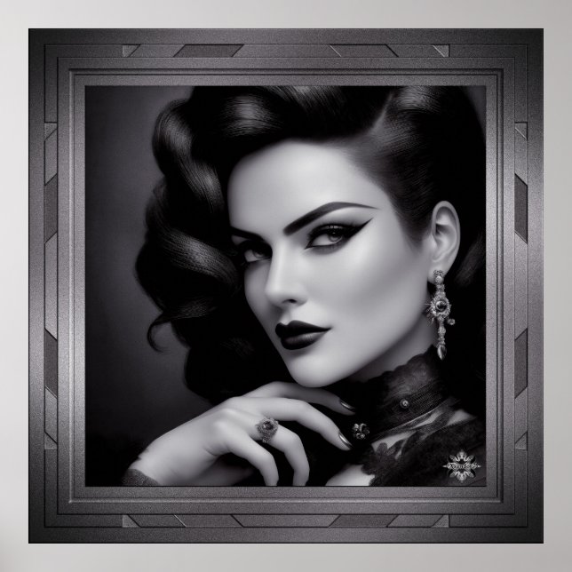 Poster Retrato de Spy Kalina Shepard por Xzendor7 (Frente)