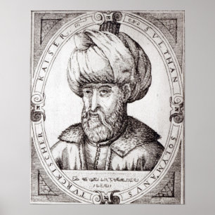 Pôster Retrato de Suleiman o magnífico