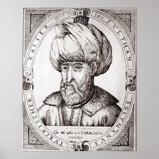 Pôster Retrato de Suleiman o Magnífico (Frente)