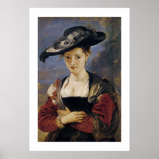 Pôster Retrato de Suzanne Fourment (Frente)