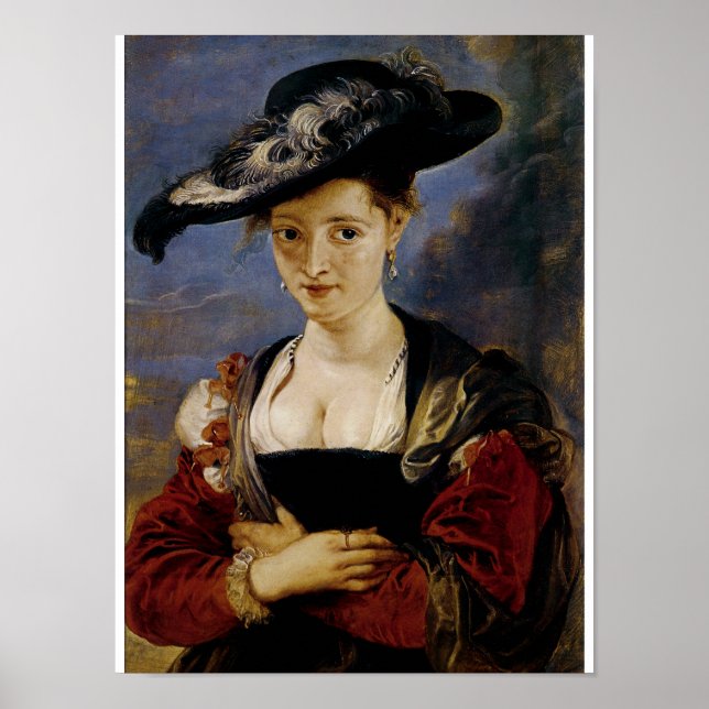 Pôster Retrato de Suzanne Fourment (Frente)